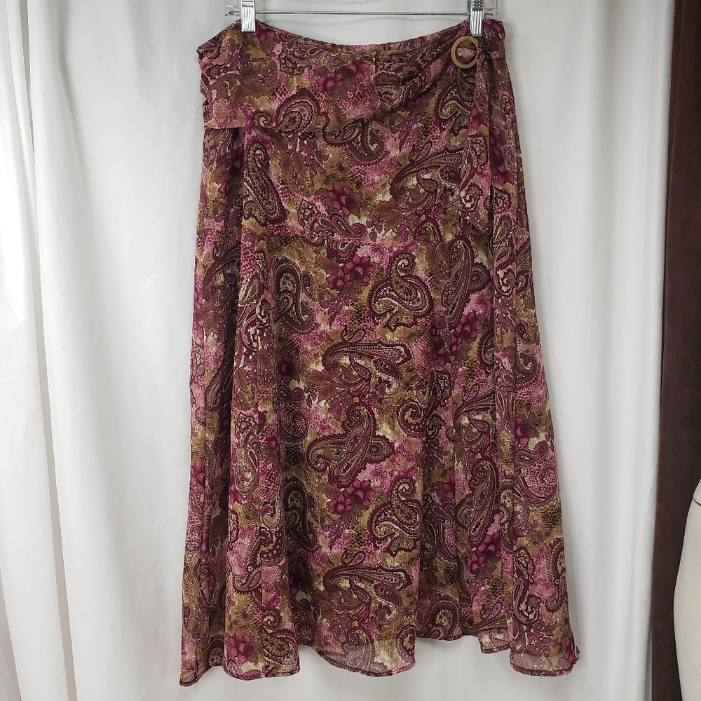 Flowy Floral Skirt